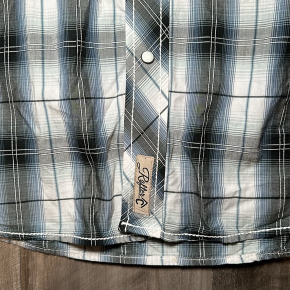 Rafter-C Cowboy Collection Western Long Sleeve Pearl Snap Button Shirt - 2XL - Picture 5 of 7